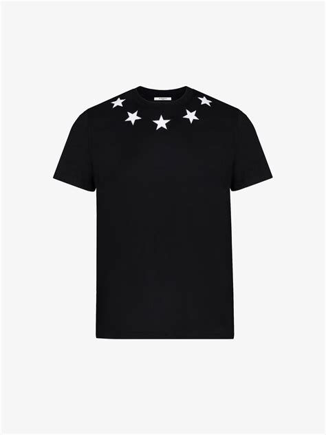 givenchy paris tape star collar t shirt|givenchy paris tees.